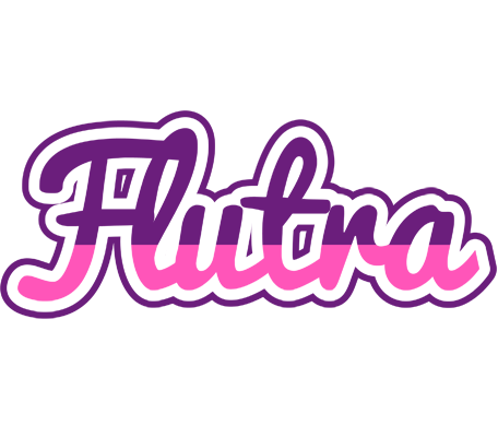 Flutra cheerful logo