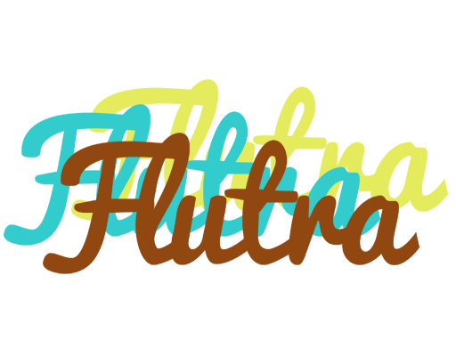 Flutra cupcake logo