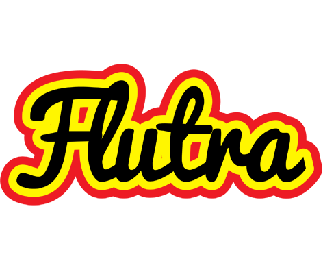 Flutra flaming logo