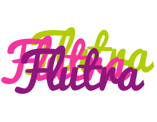 Flutra flowers logo