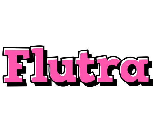Flutra girlish logo