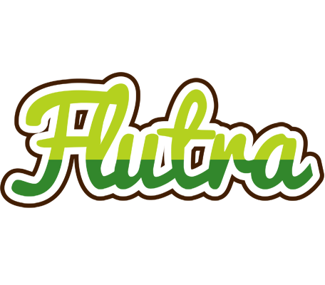 Flutra golfing logo