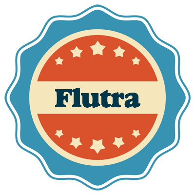 Flutra labels logo