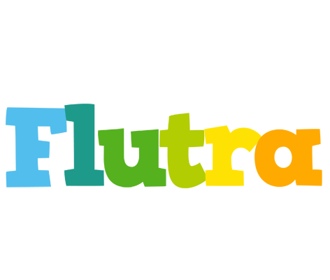 Flutra rainbows logo