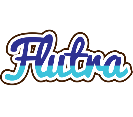 Flutra raining logo