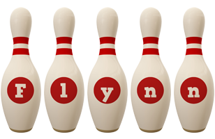 Flynn bowling-pin logo