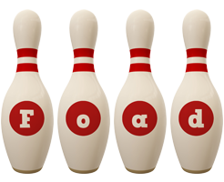 Foad bowling-pin logo