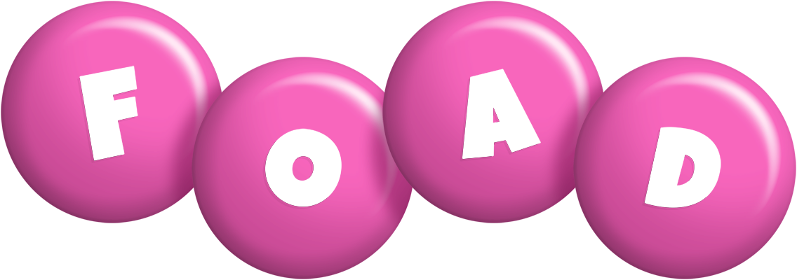 Foad candy-pink logo
