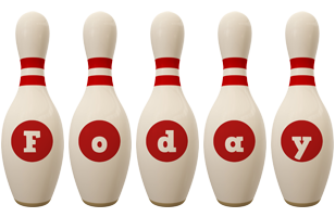 Foday bowling-pin logo