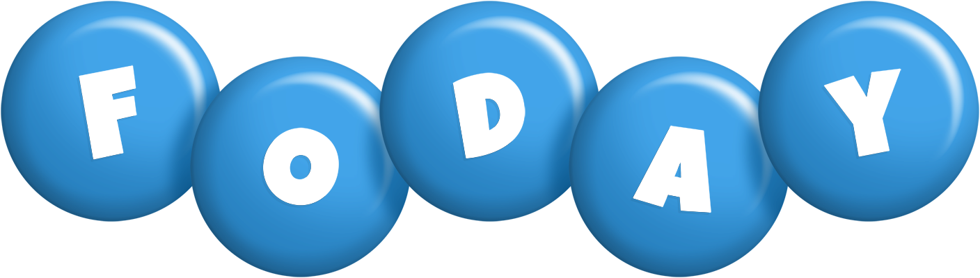 Foday candy-blue logo