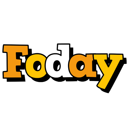 Foday cartoon logo