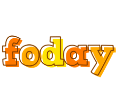 Foday desert logo