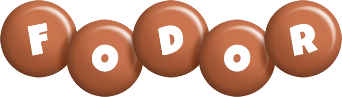 Fodor candy-brown logo