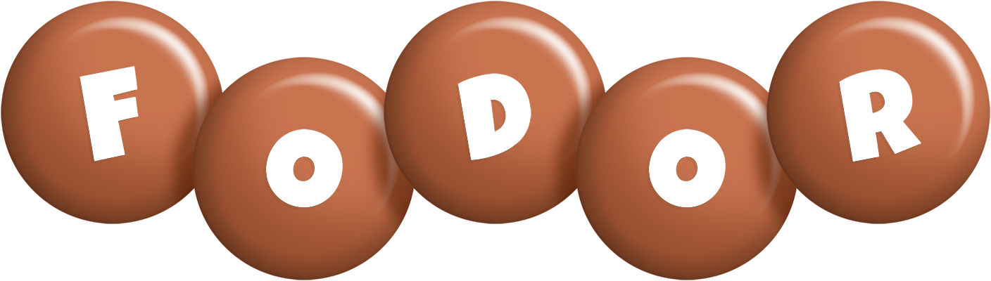 Fodor candy-brown logo