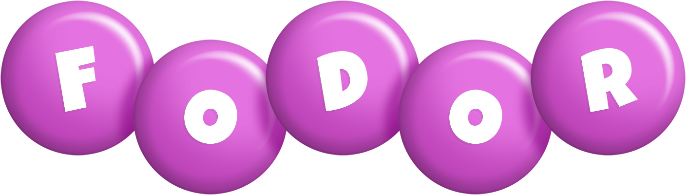 Fodor candy-purple logo
