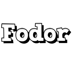 Fodor snowing logo