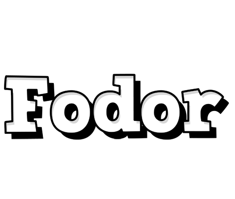 Fodor snowing logo