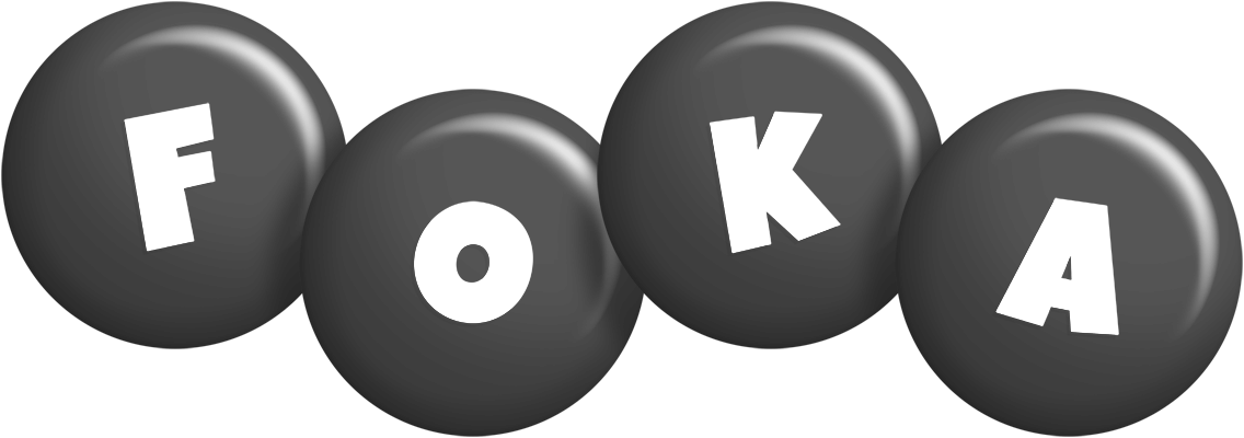 Foka candy-black logo