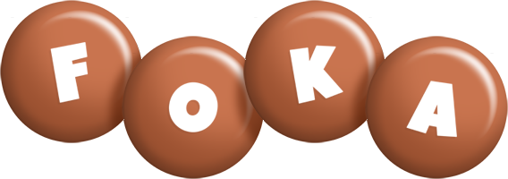 Foka candy-brown logo