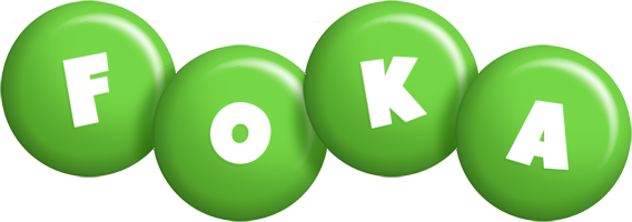 Foka candy-green logo