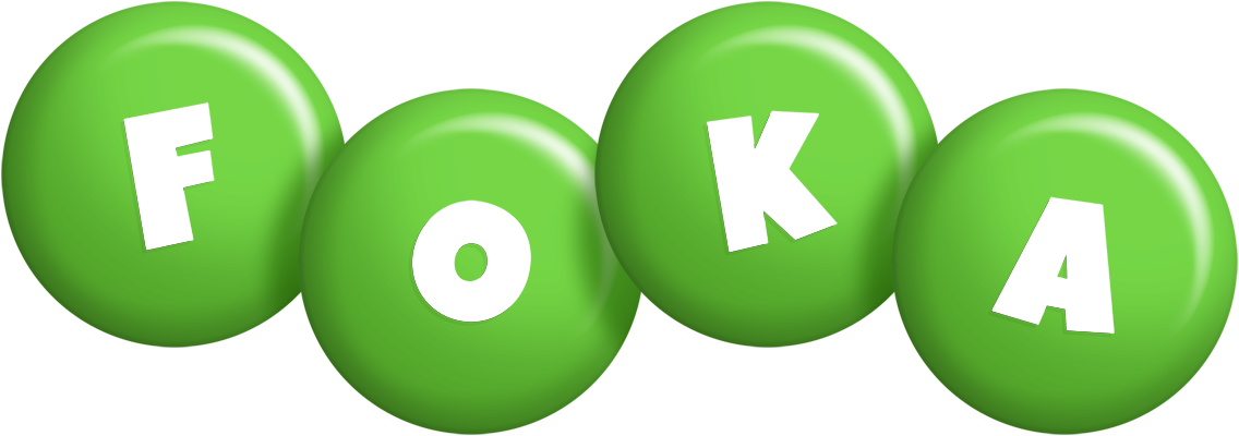 Foka candy-green logo