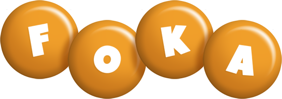 Foka candy-orange logo