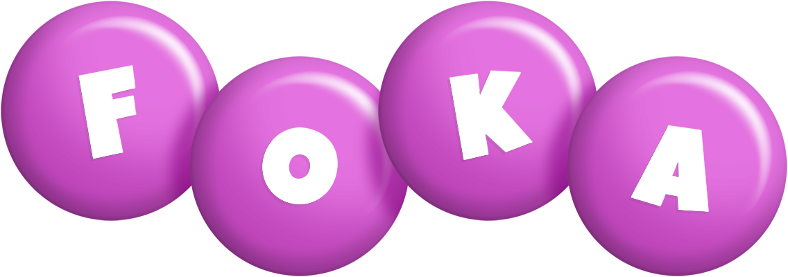 Foka candy-purple logo