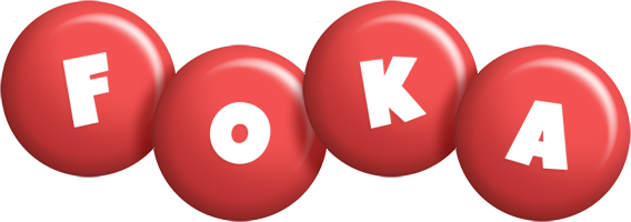 Foka candy-red logo