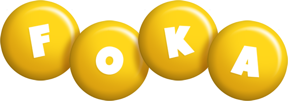 Foka candy-yellow logo