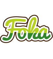 Foka golfing logo