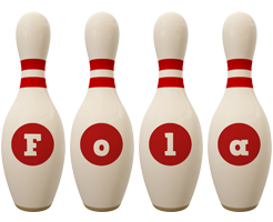 Fola bowling-pin logo