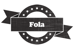 Fola grunge logo