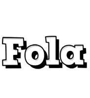 Fola snowing logo