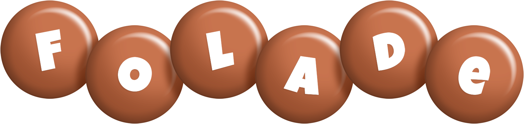 Folade candy-brown logo