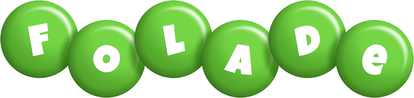Folade candy-green logo