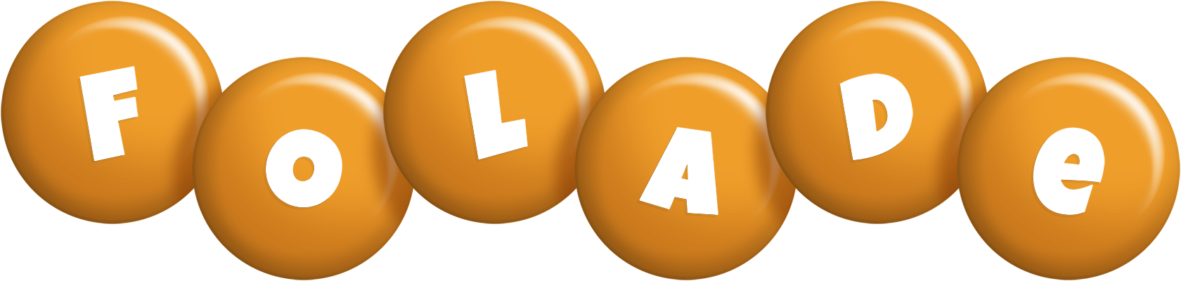 Folade candy-orange logo