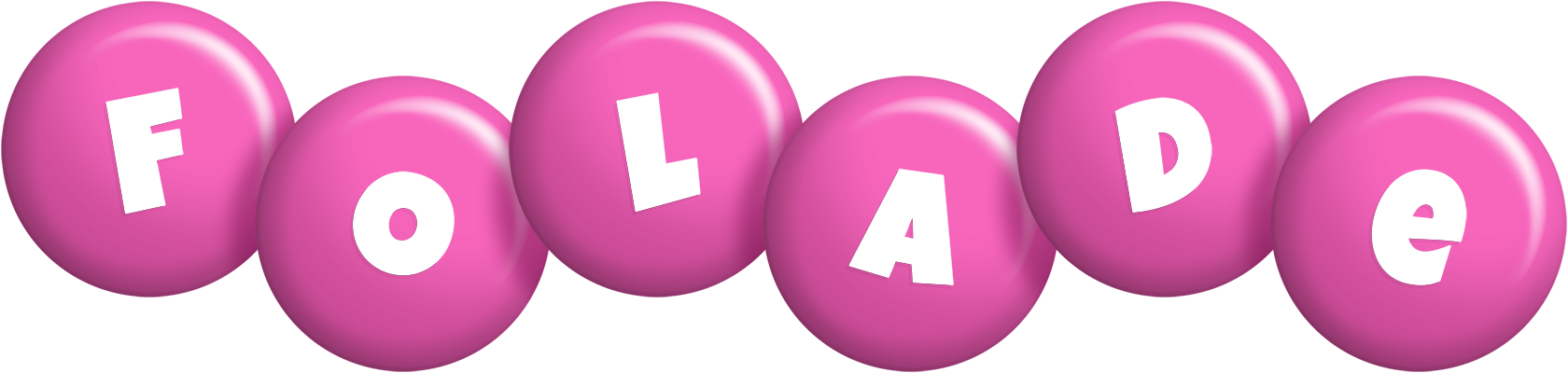 Folade candy-pink logo