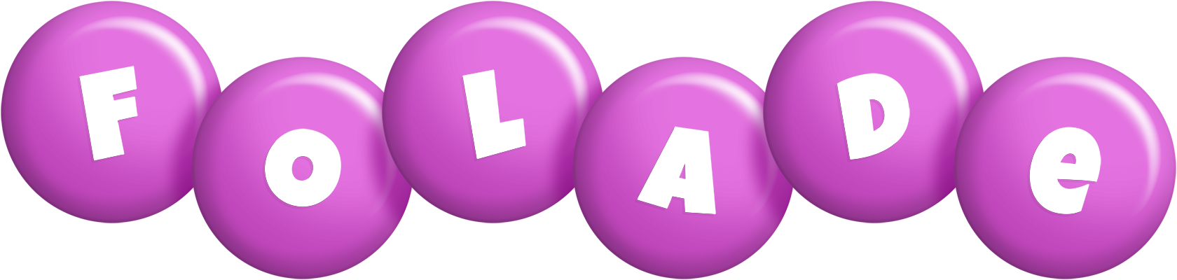 Folade candy-purple logo