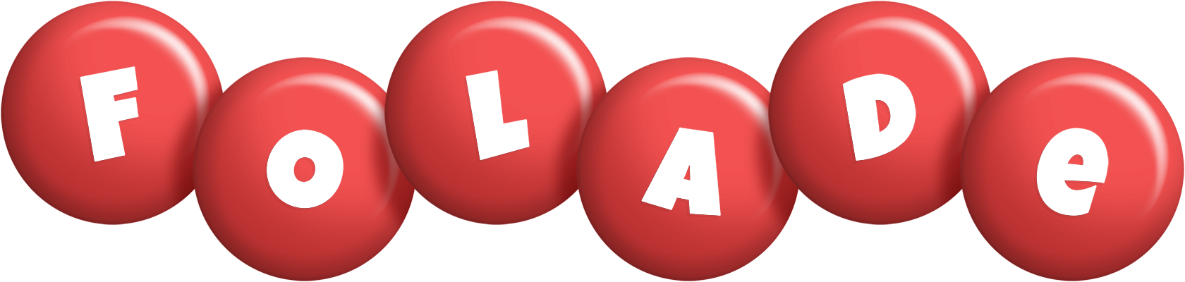 Folade candy-red logo