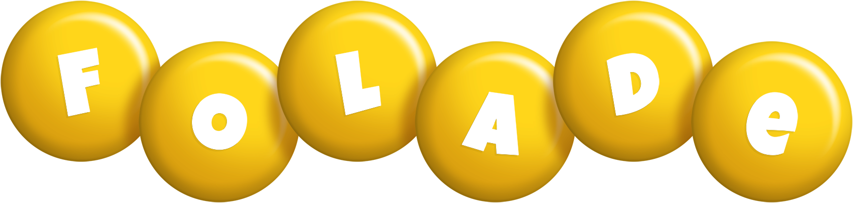 Folade candy-yellow logo