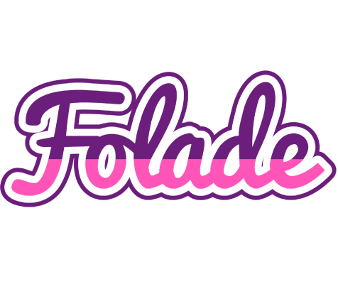Folade cheerful logo