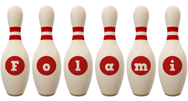 Folami bowling-pin logo