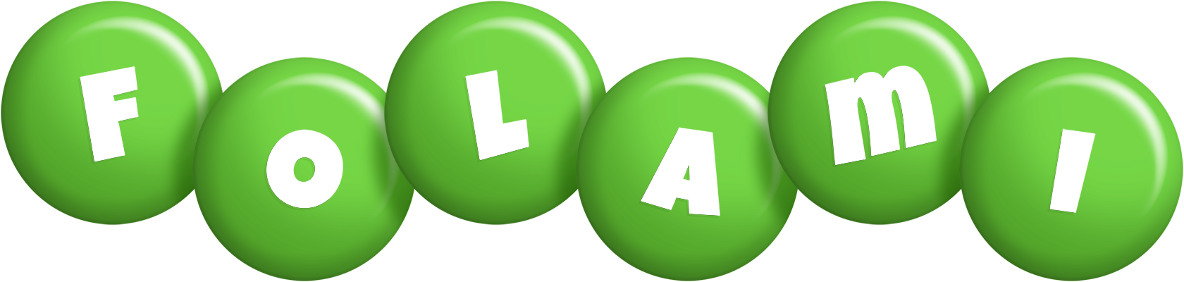 Folami candy-green logo