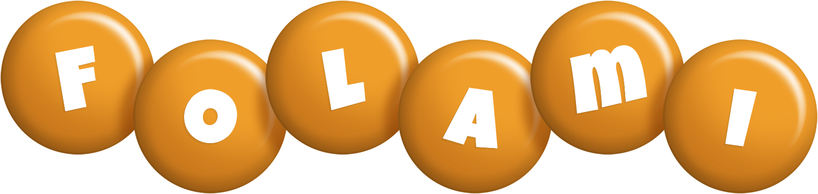 Folami candy-orange logo