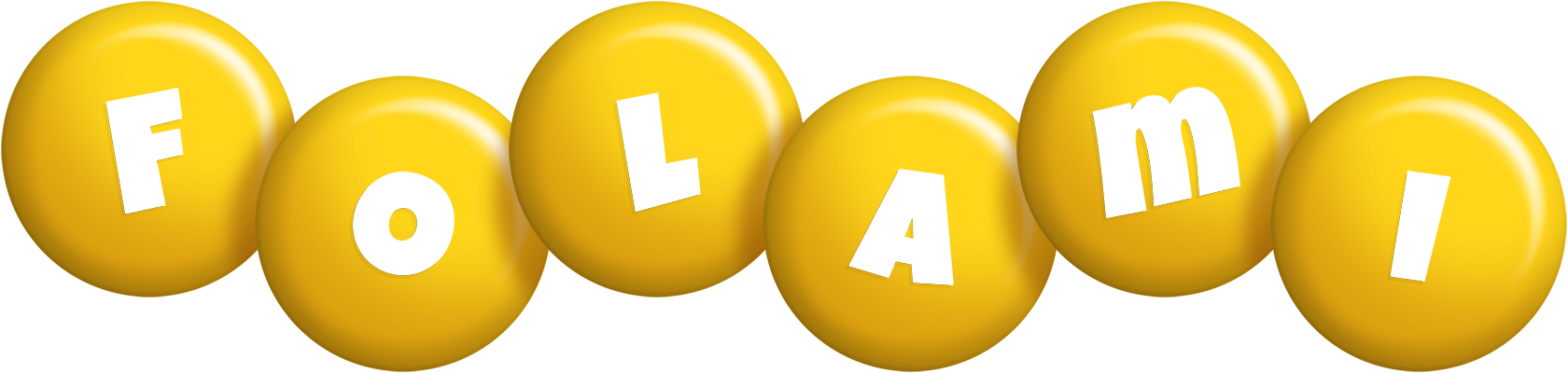 Folami candy-yellow logo