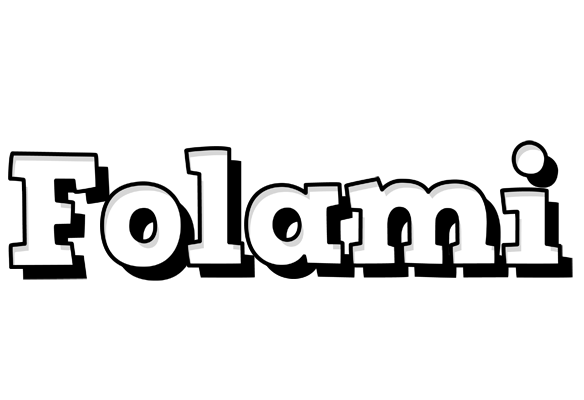 Folami snowing logo