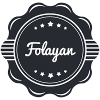 Folayan badge logo