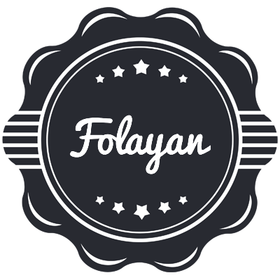 Folayan badge logo