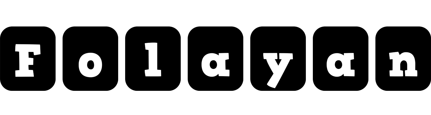 Folayan box logo