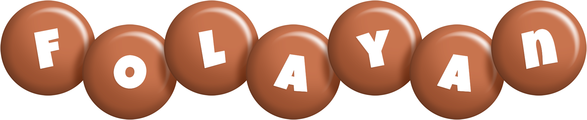 Folayan candy-brown logo